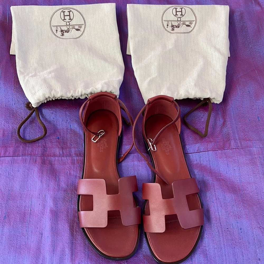 Hermes Santorini sandals - size  37